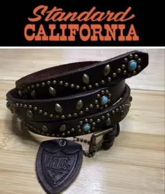 ⭐️新品・未使用‼️⭐️HTC⭐️ナローベルト⭐️フラワーターコイズ⭐️Dブラウン⭐️34