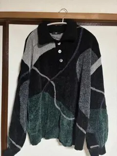 【未使用に近い】ハイショクラインニットポロ HARE ハレ