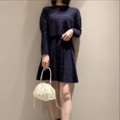 snidel クロップドニットセットアップ