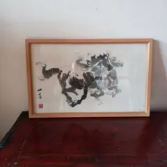真作】児玉三鈴「冬瓜」肉筆 日本画 額装 共箱・黄袋付き 大家 額50×40