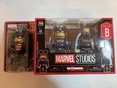 MARVEL STUDIOS ベアブリック ペアボックス賞B100%2体セット