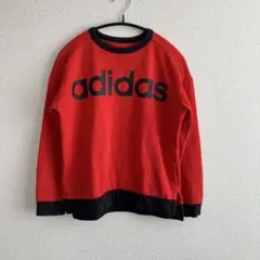adidas ロゴスェット　赤　150くらいのサムネイル