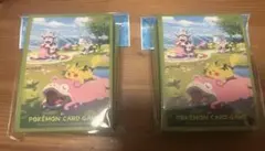ポケモンカード　デッキシールド　2セット　カガワ　スリーブ