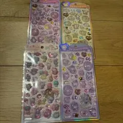 サンリオ　うるちゅるポップシール　４点