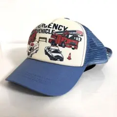 新品 キッズフォーレ 車柄 日よけ メッシュ キャップ 帽子 男の子 54〜56のサムネイル