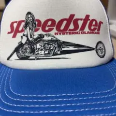 hysteric glamor メッシュキャップ　ブルー　speeds