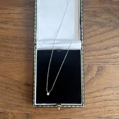 Ray BEAMS フクリン K10一粒ダイアモンドネックレス ピンクゴールドのサムネイル