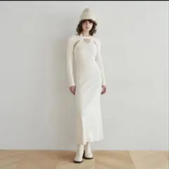 searoomlynn layered knit アイラインワンピースのサムネイル