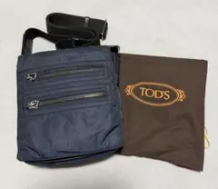 TOD'S ネイビー ショルダーバッグ