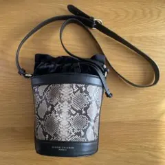 GIANNI CHIARINI ジャンニキャリーニ　パイソン柄ショルダーバッグ