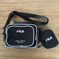 FILAミニポーチ付きショルダーバック
