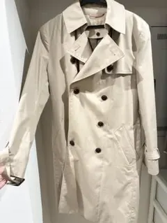 ベージュ トレンチコート ダブルブレスト　lesmuseのサムネイル
