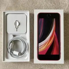 iPhone SE RED 箱のみ付属品SIMピン付き