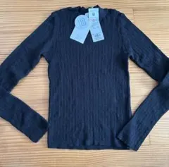 （新品）OPAQUE.CLIP オーガニックコットン リブニット