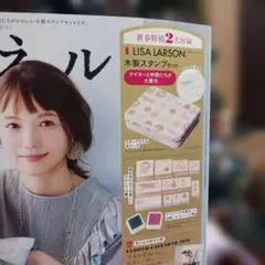 リンネル1月号付録スタンプのみ ±雑誌