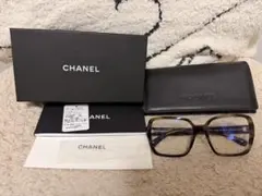 正規品‼️CHANEL 玳瑁色　サングラス メガネ　ケースと購入レシート付きのサムネイル
