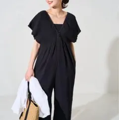 FREAK'S STORE インドダブルガーゼシャーリングオールインワン