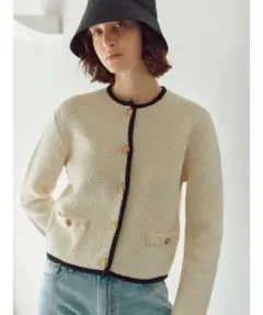 2025年最新】釦ショート丈ニットカーディガン mila owenの人気