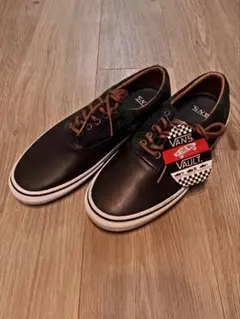 【新品】VANS VAULT ERA ブラック グリーン スニーカー バンズ