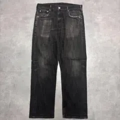 古着 00s LEVI'S 569 極太 ワイド デニム パンツ 濃紺 w32 - メルカリ