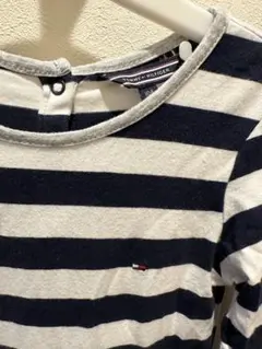 美品トミーヒルフィガーTOMMY HILFIGER ボーダーワンピース104㎝