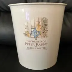 ☆希少☆ ピーターラビット ごみ箱 ダストボックス(シ－ル付き)