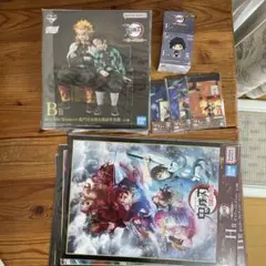 鬼滅の刃　1番くじ　繋いだ軌跡　B賞他セット　　煉獄杏寿郎　竈門炭治郎フィギュア