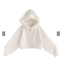 GRL フードファーニットパーカー［an1497］