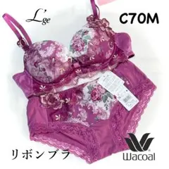 D75-L ワコールブラジャーショーツ上下セット 女神のヒミツ - メルカリ