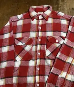 1960s PENNEY'S ヴィンテージ マチアリ ヘビーネルシャツ ペニーズのサムネイル
