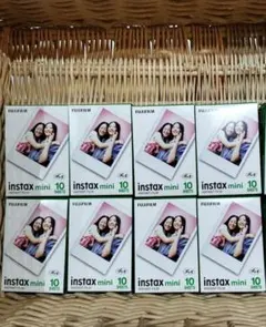 FUJIFILM instax mini インスタントフィルム ８パックセット