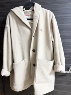 [DANTON/ダントン] ウールパイル フーデッドコート