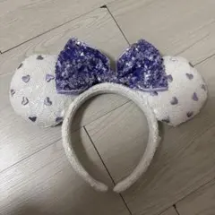 ディズニー カチューシャ ハート模様