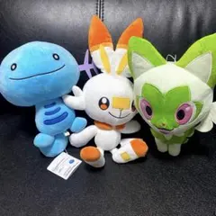 もふぐっと ウパー ヒバニー でっかい ニャオハ ポケモン ぬいぐるみ 美品