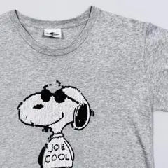 【スヌーピー】Mサイズ ユニバ Tシャツ グレー USJ スパンコールTシャツのサムネイル
