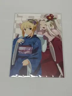 Fate　特典　イラストカード　ブロマイド　ポストカード　セイバー Fate 特典 イラストカード ブロマイド ポストカード セイバー - メルカリ