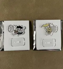 ちいかわトレーディングアクリルスタンド ちいかわカフェ　ハチワレ うさぎ