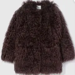 新品SeaRoomlynn Cloud furノーカラーcoat SHORT - メルカリ