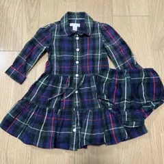 Ralph Lauren チェック柄 ワンピース 12M ブルマ付き