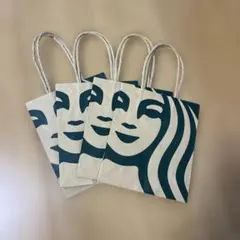 Starbucks ショップ袋 4枚セット　小さめのサムネイル