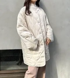 INGNI キルティングブルゾン　アイボリー