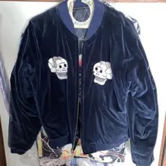 斉藤和義着用モデル　スカジャン　L　BEAMS✕東洋コラボ品　ドクロ　極美品 斉藤和義着用モデル スカジャン L BEAMS✕東洋コラボ品 ドクロ 極美品