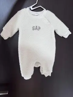 GAP アイボリー フリースロンパース