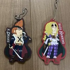 ワンピース　Ｘ.ドレイク　バジル　ホーキンス　ラバーキーホルダー