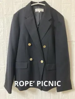 【ROPE'PICNIC】テーラードジャケット⭐︎ネイビー⭐︎38⭐︎レディース⭐︎春夏のサムネイル