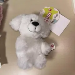 ホワイト犬型ぬいぐるみ　NICI nici グレートピレニーズ　10センチ