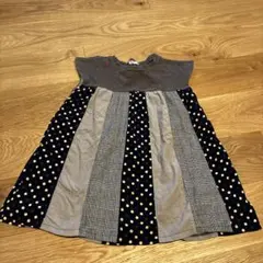 ラグマート 半袖ワンピース グレー