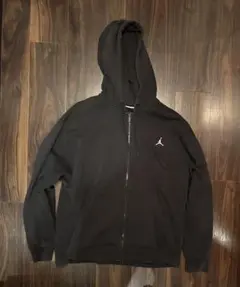 美品　JORDAN ブルックリン　フリース　ジップアップパーカー ブラック XL