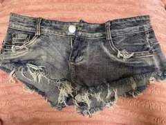 ホットパンツ　ゴーゴーダンス　ポールダンス　クラブ　レゲエ　ダンス衣装　デニム