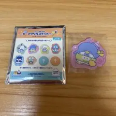 サンリオ はぴだんぶい シークレットアクリルステッカー タキシードサム